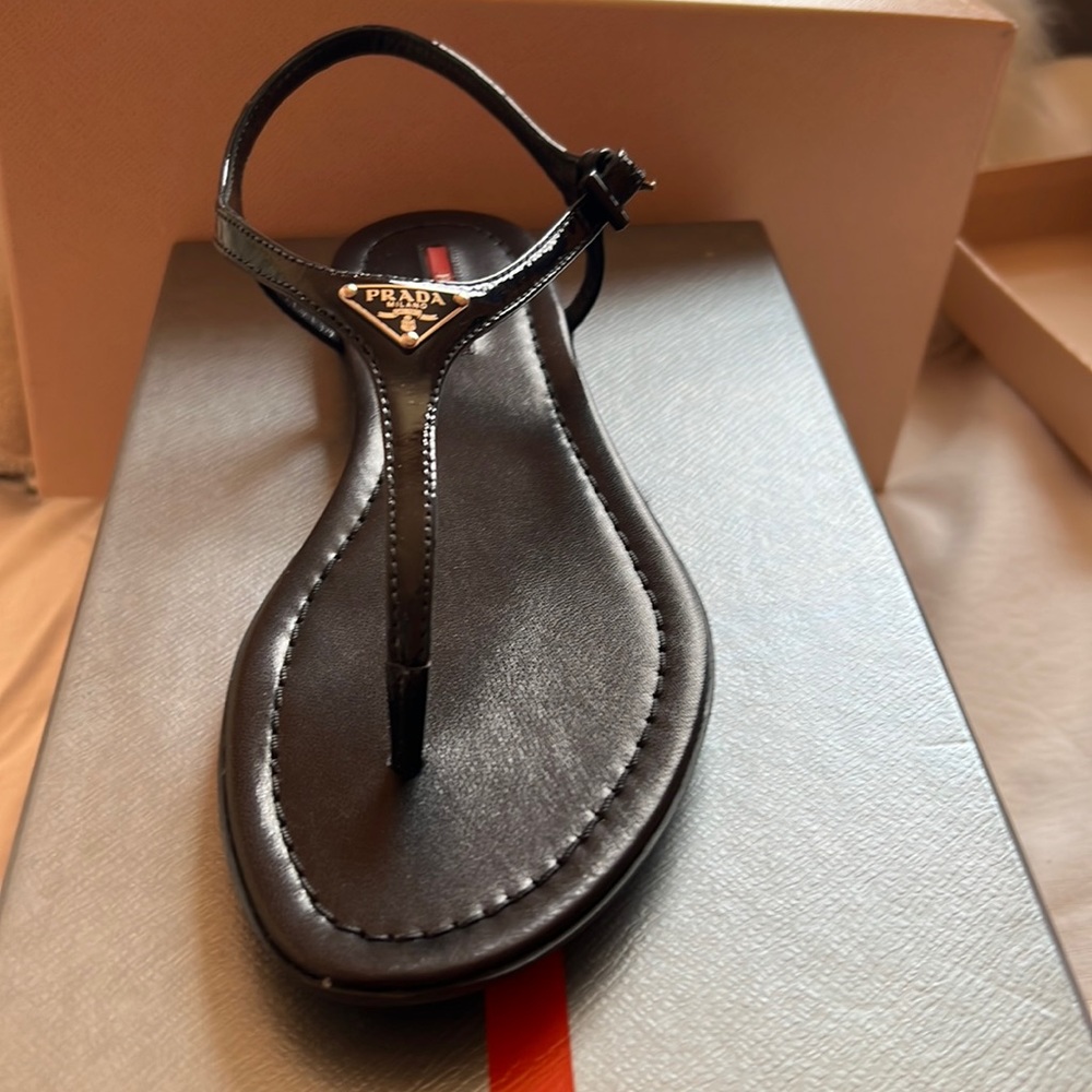 Prada sandal black new